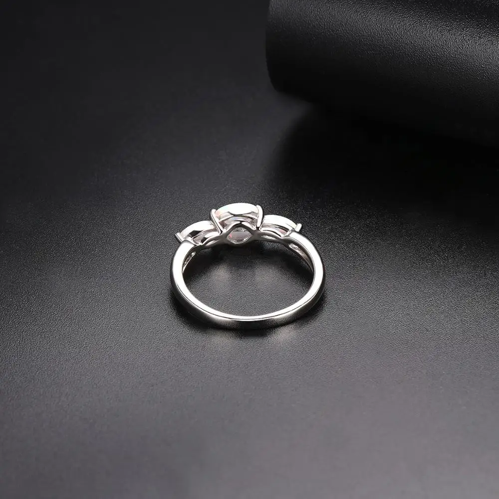 Женское кольцо с опалом Hutang изысканное из стерлингового серебра 925 пробы