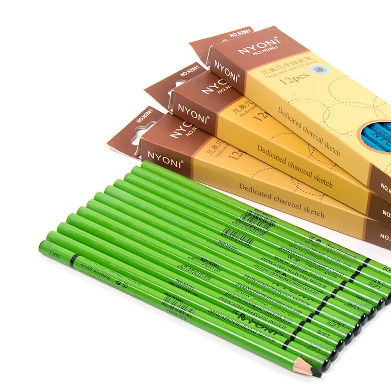 Оригинальный профессиональный карандаш для скетчинга древесного угля