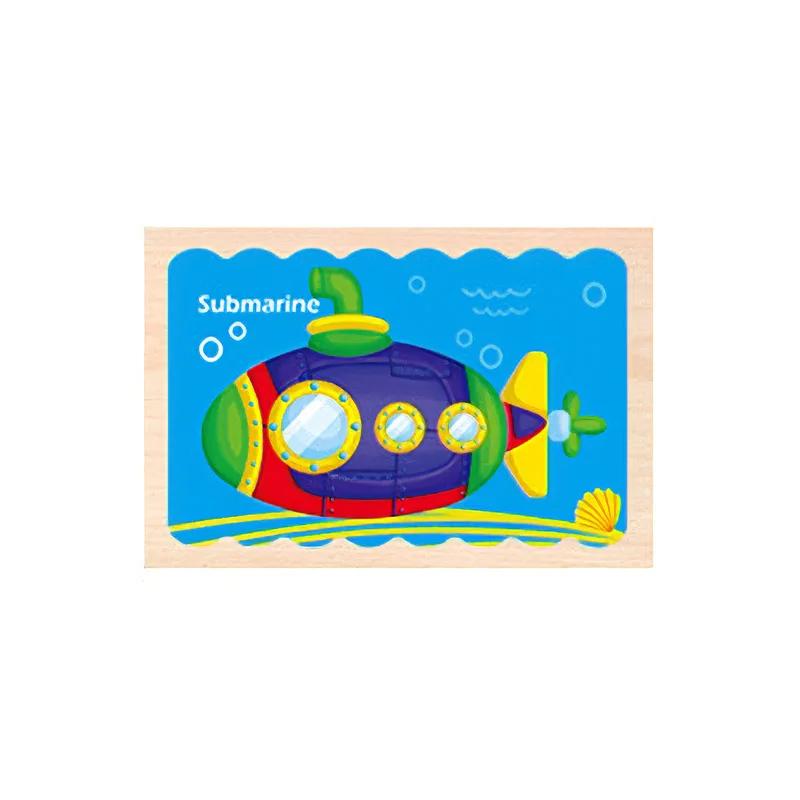 

Jigsaw Puzzle Strip Puzzles For Kids Montessori Toy For Children Cartoon Colorful Wooden Puzzle Set Learn Educational Toy