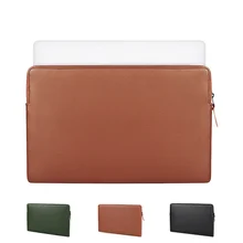 PU Leather Laptop Sleeve Bag Macbook Case 13/14/15 Inch Waterproof Notebook Bag For Huawei Pro Xiaomi HP