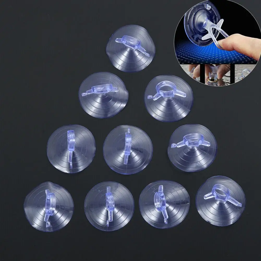 

20PCS 45mm Diameter Automotive Interior Strong pull ring dovetail Suction Cup PVC Material Home Rubber Clear Sucker