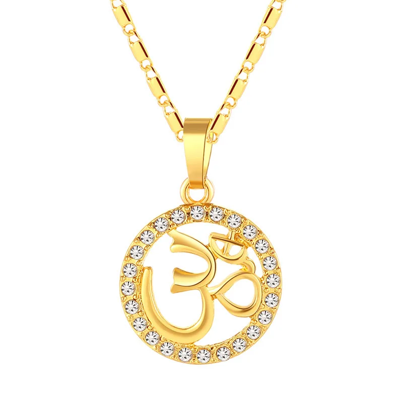 Религиозная подвеска ожерелье индийский буддийский маленький амулет Йога Спорт