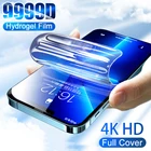 Гидрогелевая пленка с полным покрытием для iPhone 7 8 6 Plus, защитная пленка для экрана iPhone 11 12 13 Pro X XR XS Max Mini