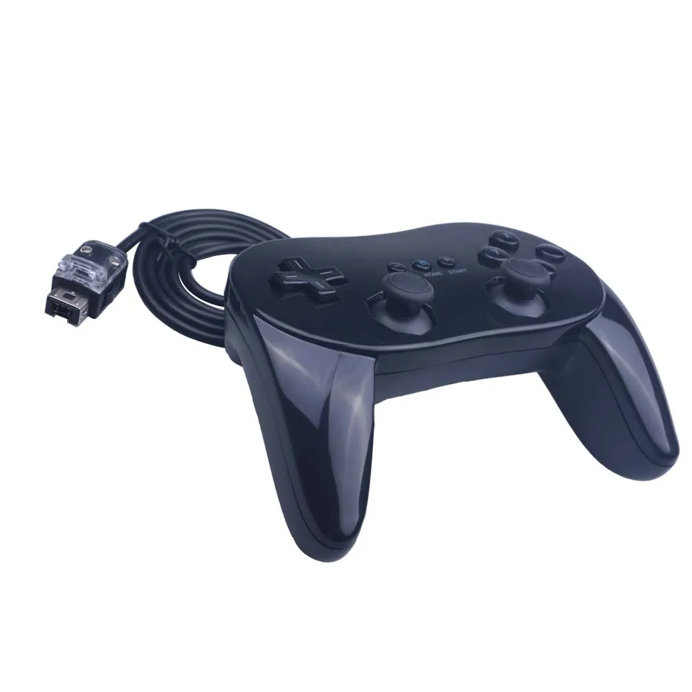 Второе поколение игрового пульта для Nintendo Wii "Classic Wired Gaming Remote Pro Shock Joypad Joystick"