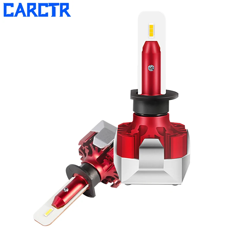 

CARCTR автомобилей головной светильник Светодиодные лампы H7 H4 автомобильный светильник H11 9005 9006 9012 6000k 12V лампочки на 26 Вт HB2 HB3 HB4 светодиодных ф...