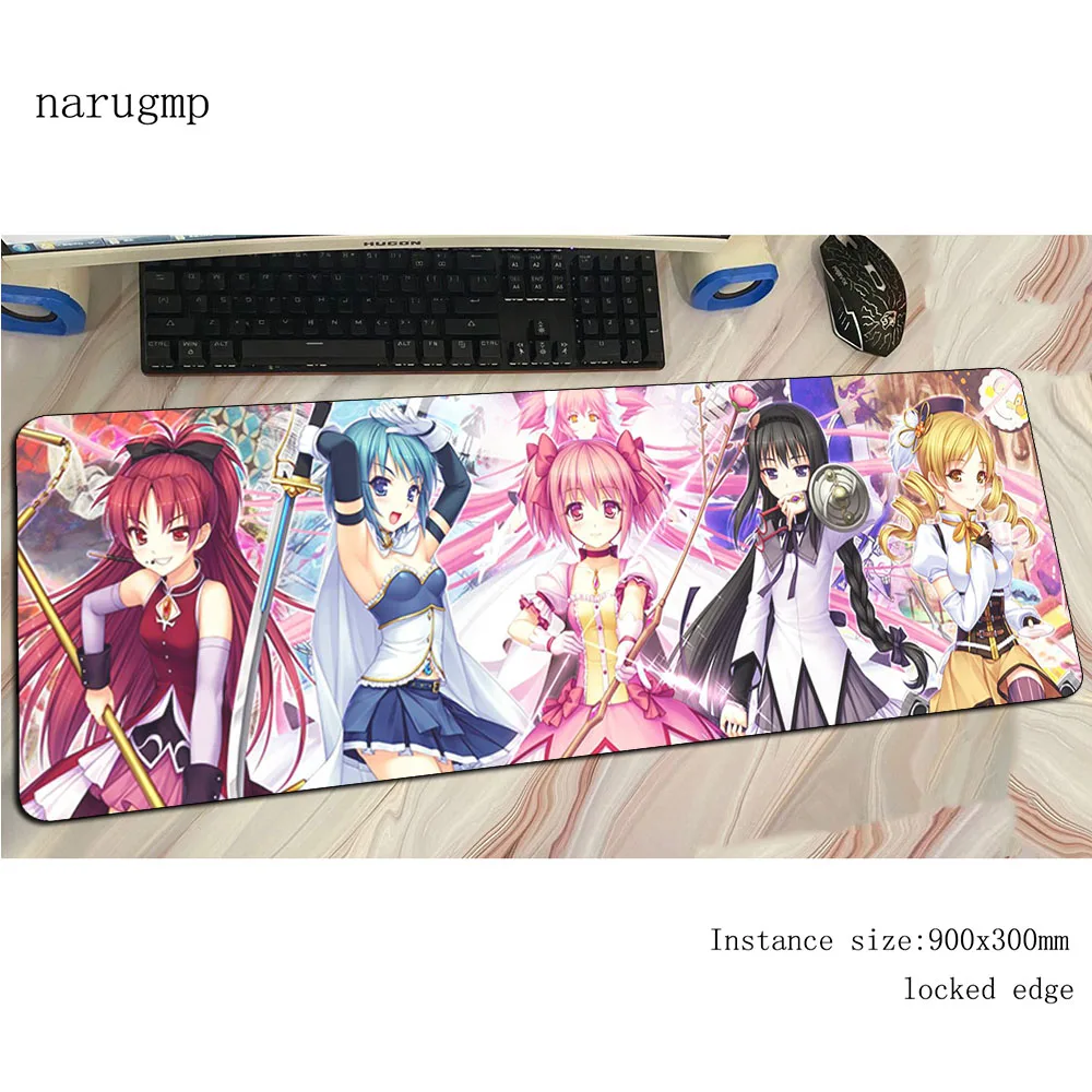 Коврик для мыши Homura Akemi Персональный Игровой в виде нетбука большой коврик из