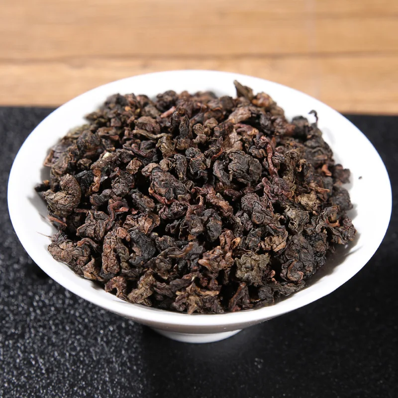 Anxi Oolong-t&eacute; de carb&oacute;n tostado con sabor a carb&oacute;n vegetal quemado, T&eacute; adulto hecho a mano, corbata de carb&oacute;n de madera para hornear, T&eacute; kuan yin, comida verde-1