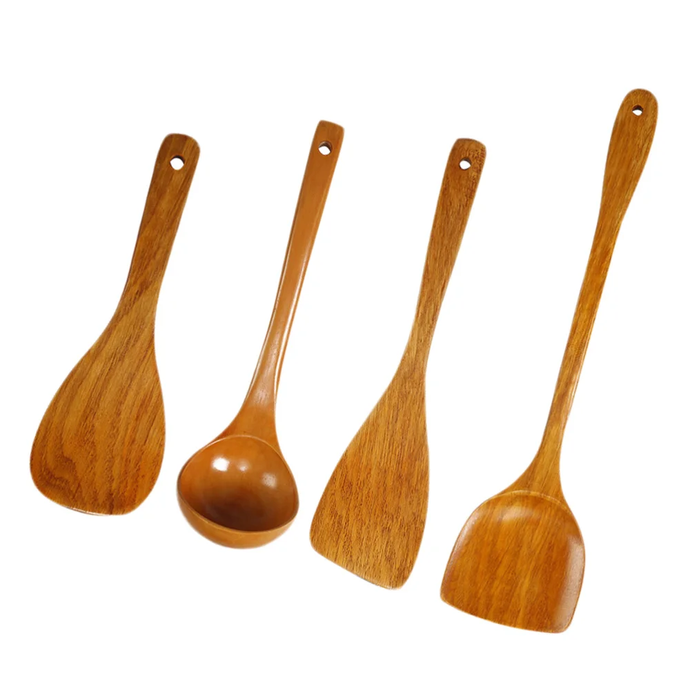 

1 Set of Wooden Cookware Set Wood Spatulas Cooking Tools for Home Cooking