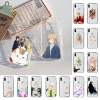 japan cartoon madara cat teacher natsume yuujinchou phone case for iphone 11 12 13 mini pro xs max 8 7 6 6s plus x 5s se 2020 xr