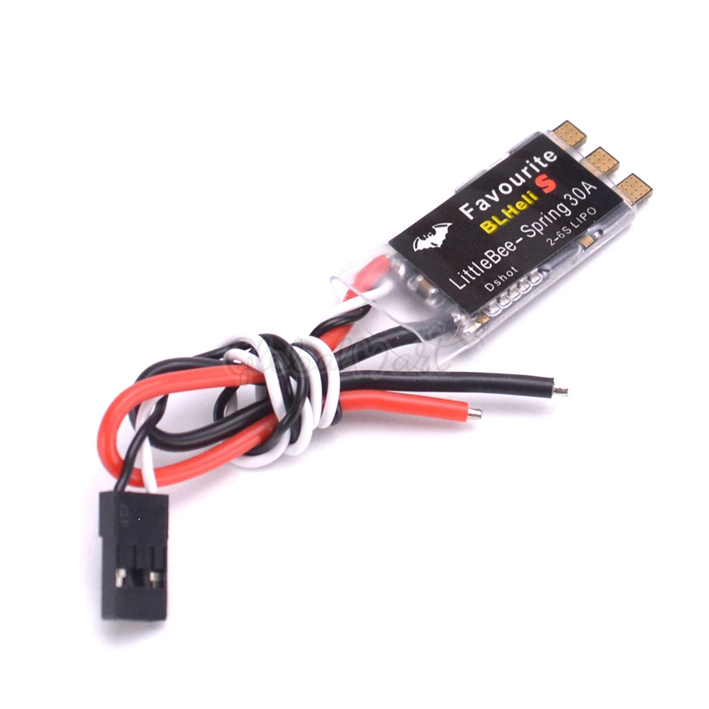 FVT LITTLEBEE BLlheli s blheli _ S SPRING 30A ESC 2 6s поддерживает Мультикоптер Mulitshot DSHOT Oneshot42 OneShot125