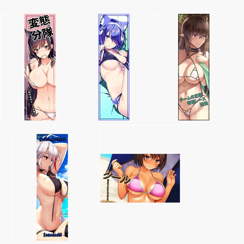 1 шт. Автомобильная наклейка Аниме Сексуальная девушка винил автомобиль окно