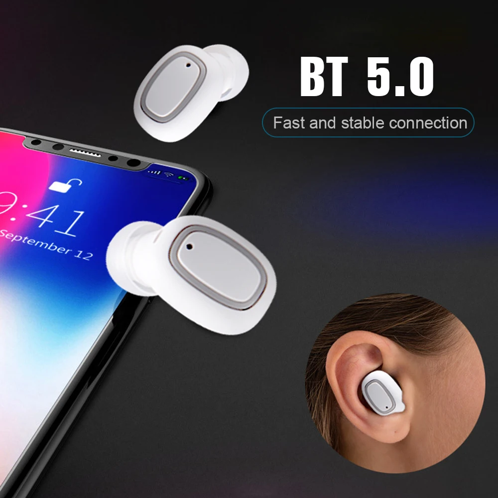S9 TWS беспроводные Bluetooth музыкальные наушники BT5.0 Спортивная гарнитура с