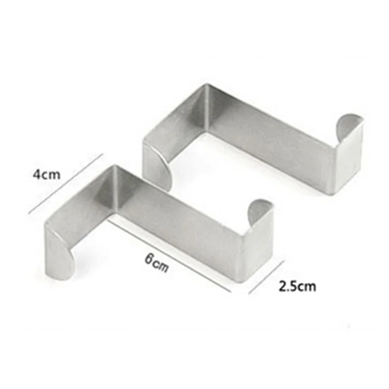 Акция! 2 шт. крючок для задней двери вешалка одежды из нержавеющей стали кухонного