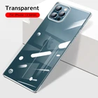 Прозрачный Бескаркасный чехол для iPhone 13 Pro Max 5G, Ультратонкий Жесткий противоударный чехол из поликарбоната для iPhone 13 Mini