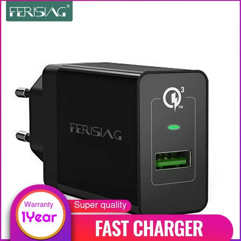 Зарядное устройство FERISING телефон зарядное док-станция Qualcomm Quick Charge 3 0 18 Вт быстрый