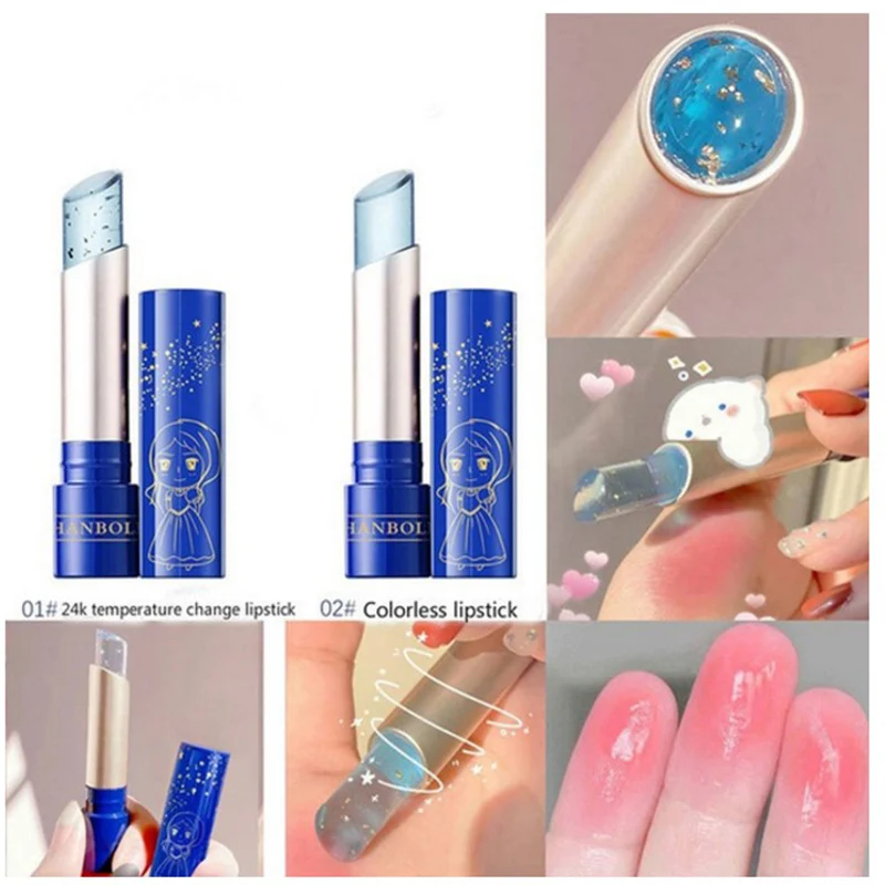 

Moisturizing Lip Balm Anti Cracking Long-Lasting Waterproof Temperature Changing Color Lipstick For Women Girls Lip Care