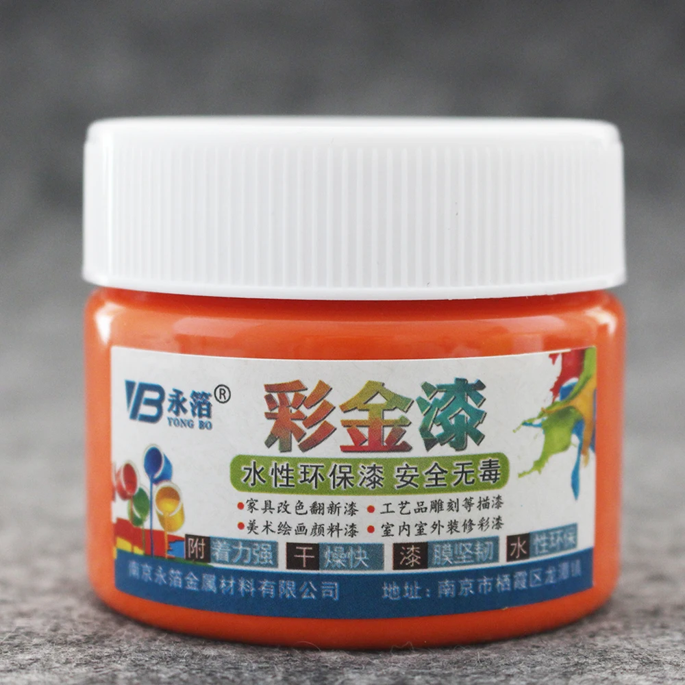 Оранжевая акриловая краска-это водяная окраска металлическая мебель