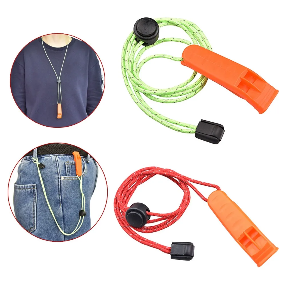 

1pc Emergency Whistle Outdoor Camping Survival Rescue Whistle Kayak Diving Rescue Safety Whistles Survival Signaling Device