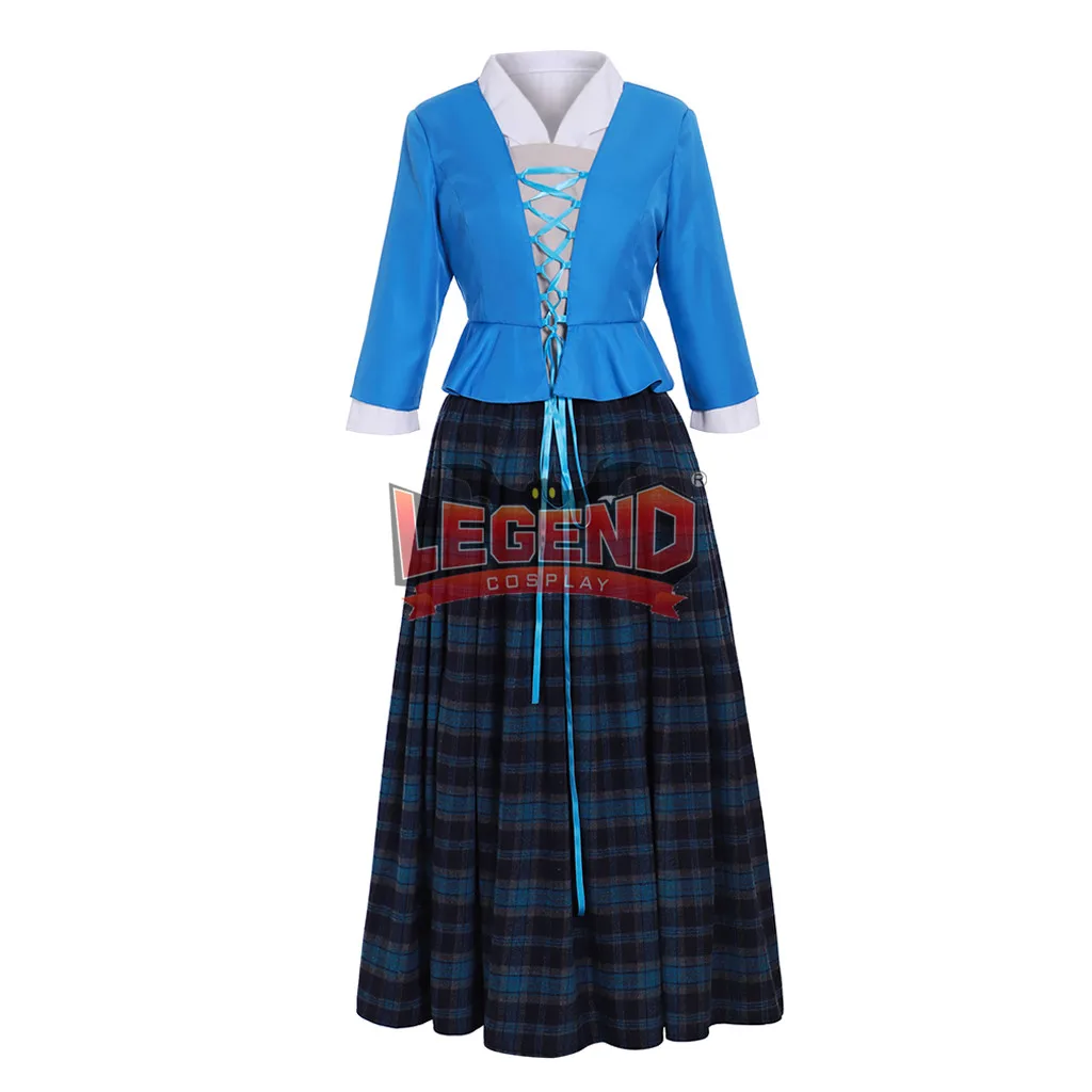 Косплей Легенда Outlander косплей костюм платье для взрослых голубое индивидуальный