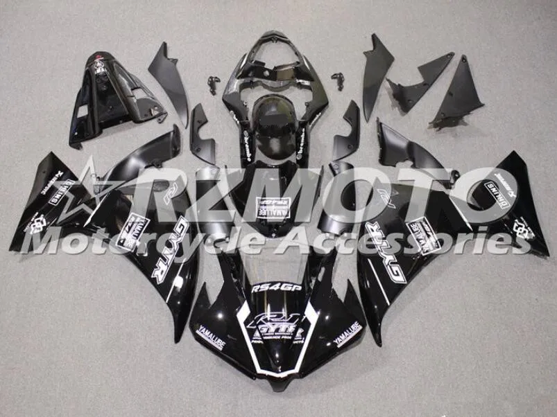 

4 подарка, новинка, комплект обтекателей ABS для литья под давлением, подходит для YAMAHA YZF-R1 2013 2014 12 13 14 R1, комплект обтекателей черного и белого ц...