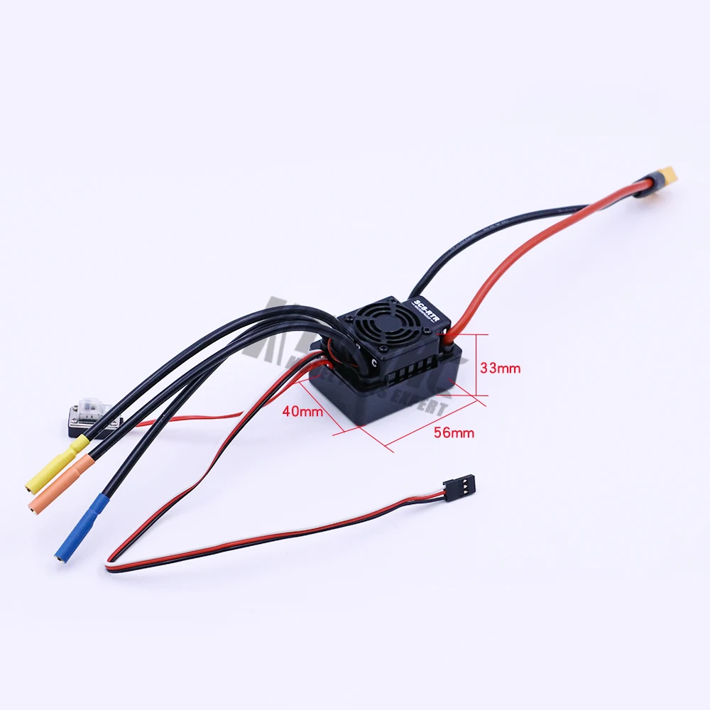 Hobbywing бесщеточный двигатель 120A + 3660 2700KV/3300KV/3500KV/3800kv программная карта для 1/10 RC