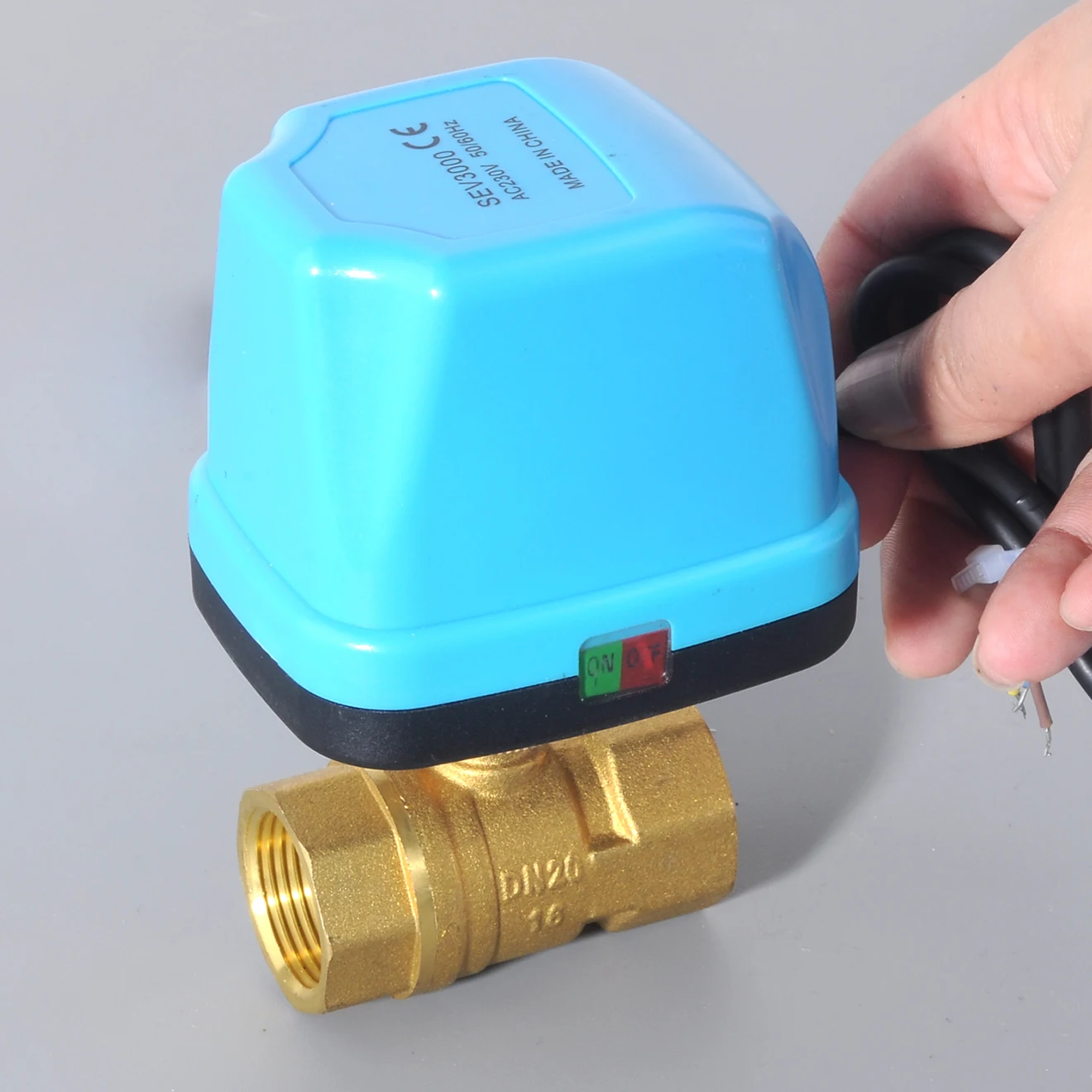 Электрический клапан DN15 DN20 DN25 DN32 AC220V шаровой латунный моторизованный Тип