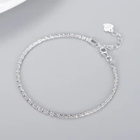 s925 silver cauliflower bracelet sparkling girlfriends chain italy imported star chain cool style personalized hand accessories