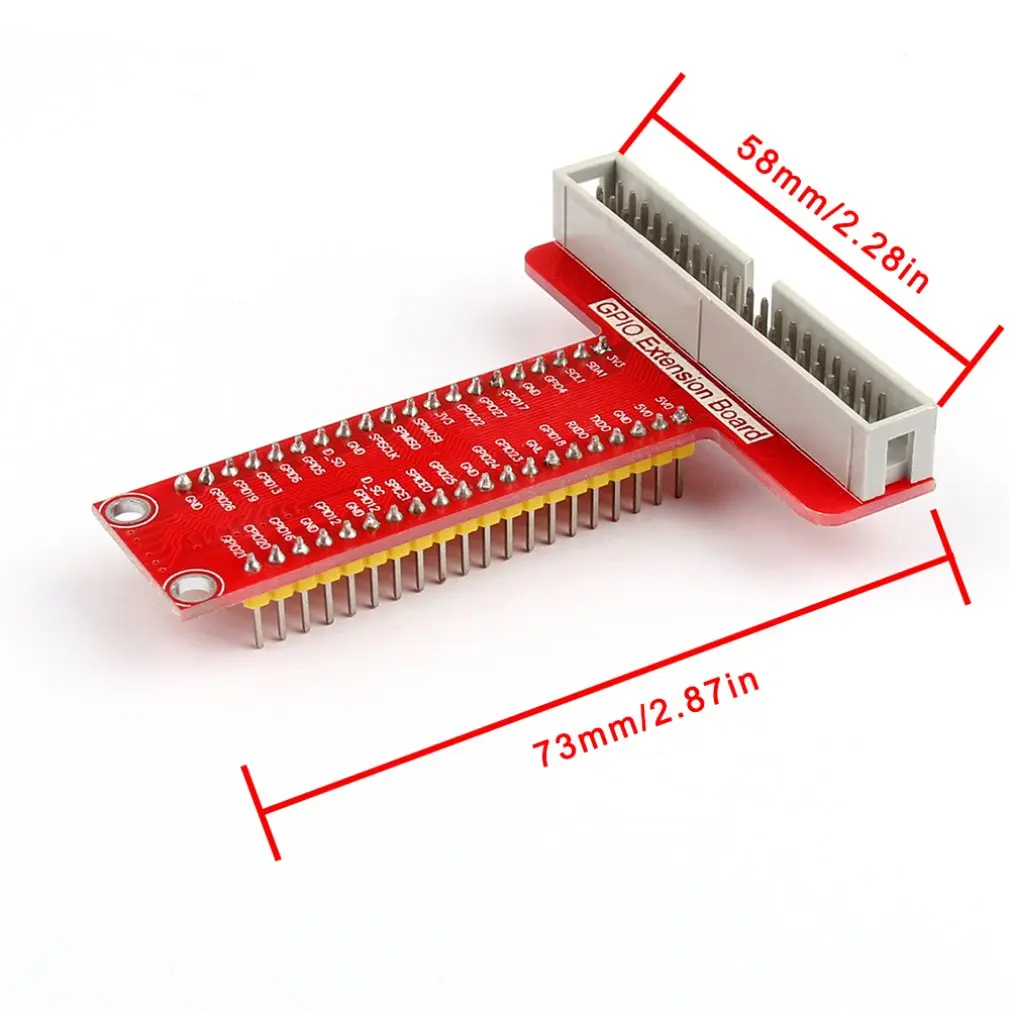 GPIO T тип модуль расширения плата адаптер с 40 Pin GPIO женский Радужный кабель для Raspberry Pi3/2 Модель B