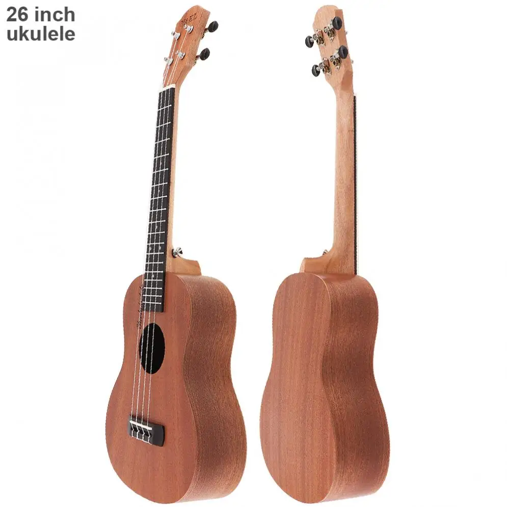 Ukulele 26 Inch 18 Fret Tenor Acoustic Guitar Sapele Wood Ukelele Hawaii 4 String Music instrument | Спорт и развлечения