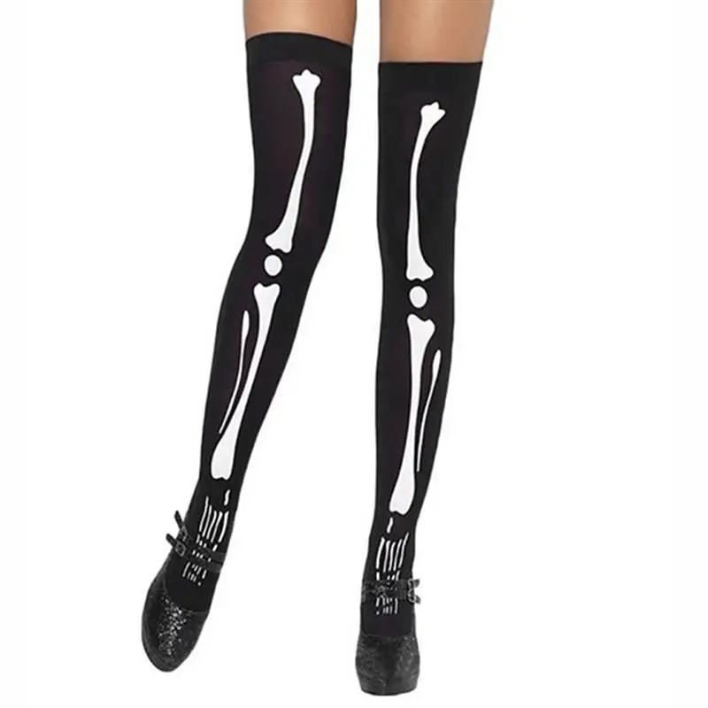 2 Pair Bone Socks Gloves Horror Party for Carnival Cosplay Dancing | Дом и сад
