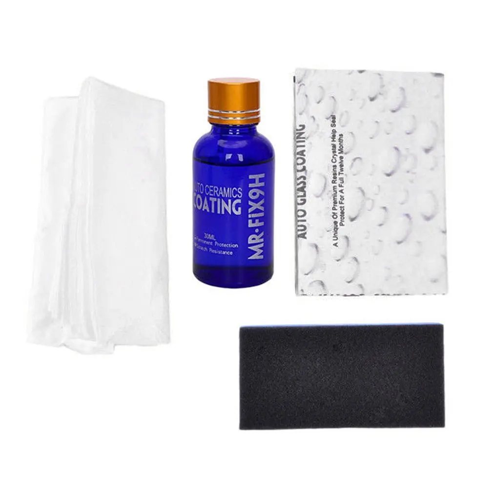 Уход за автомобилем жидкое стекло 9H Кристальное покрытие нано гидрофобное