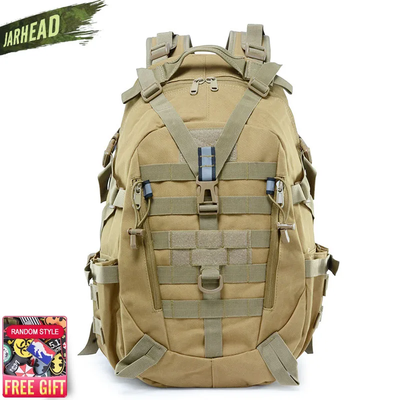 

Tactical Reflective Backpack Outdoor Molle Camouflage Rucksack Military Assault Bag Hiking Camping Hunting Travel Bag