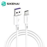 sikenai 200cm portable 2a fast charging type c usb data cable for android