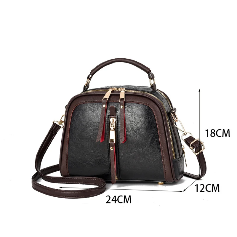 Женская маленькая сумка мессенджер из ПУ кожи на молнии|Сумки с ручками| |