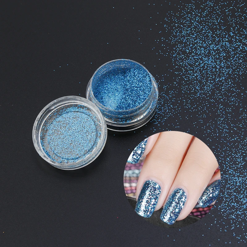 16 видов цветов 1 бутылка окунания ногтей искусство блестящий порошок лазер