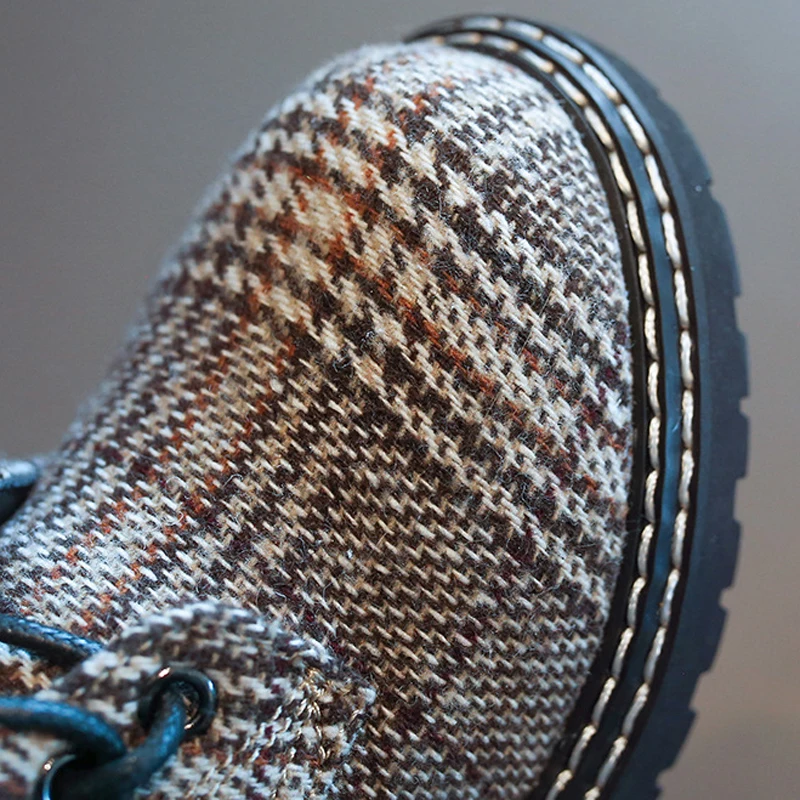 Новинка осенние детские Ботинки Martin ботинки из натуральной кожи для маленьких