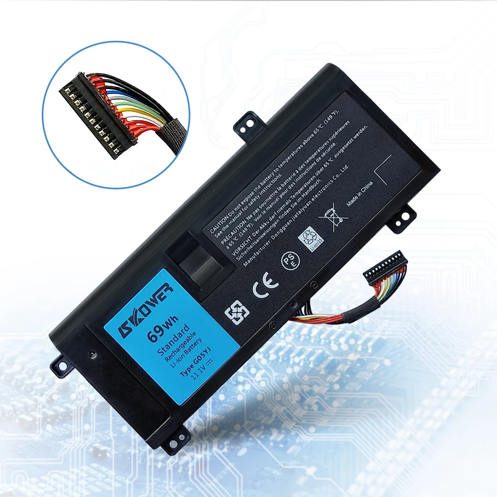 Аккумулятор 69Wh G05YJ для ноутбука Dell Alienware 14 A14 M14X R3 R4 P39G + инструменты (Бесплатная