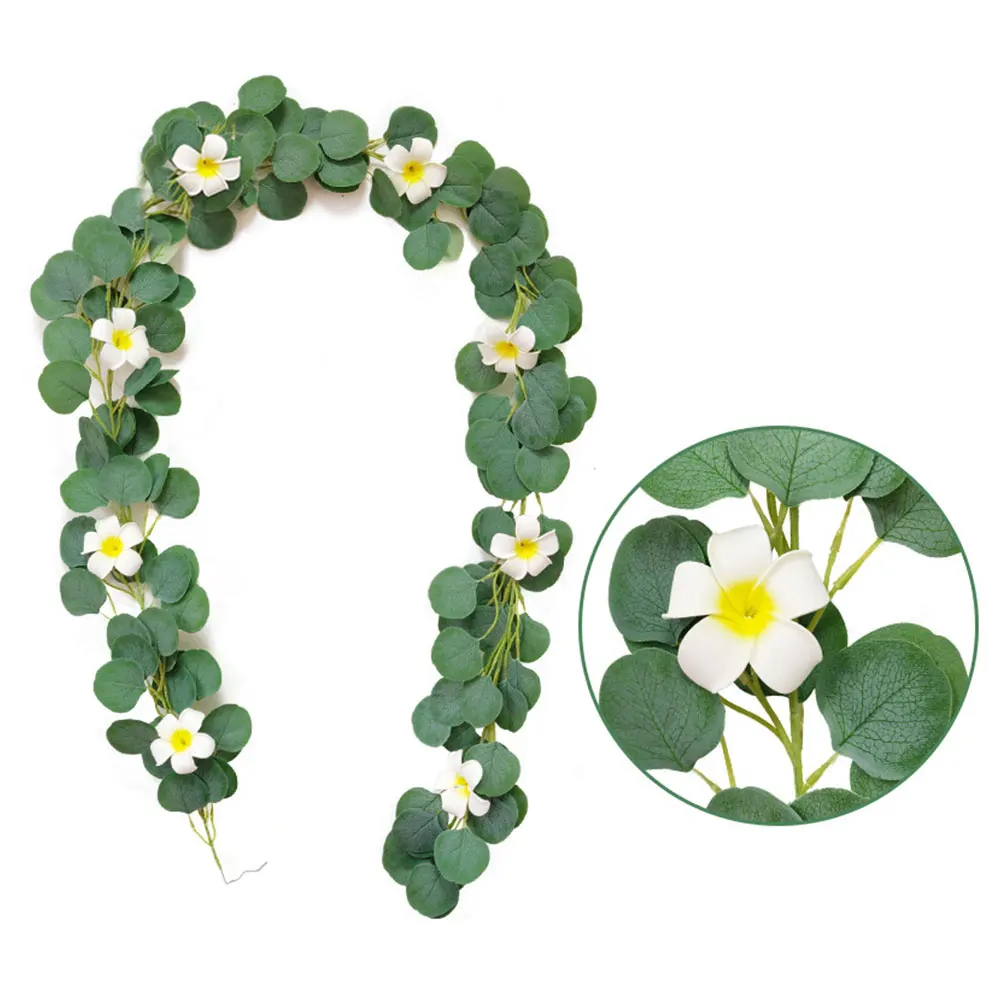 Висячая зеленая лоза 2 м шелковая Цветочная фотогирлянда домашний Свадебный