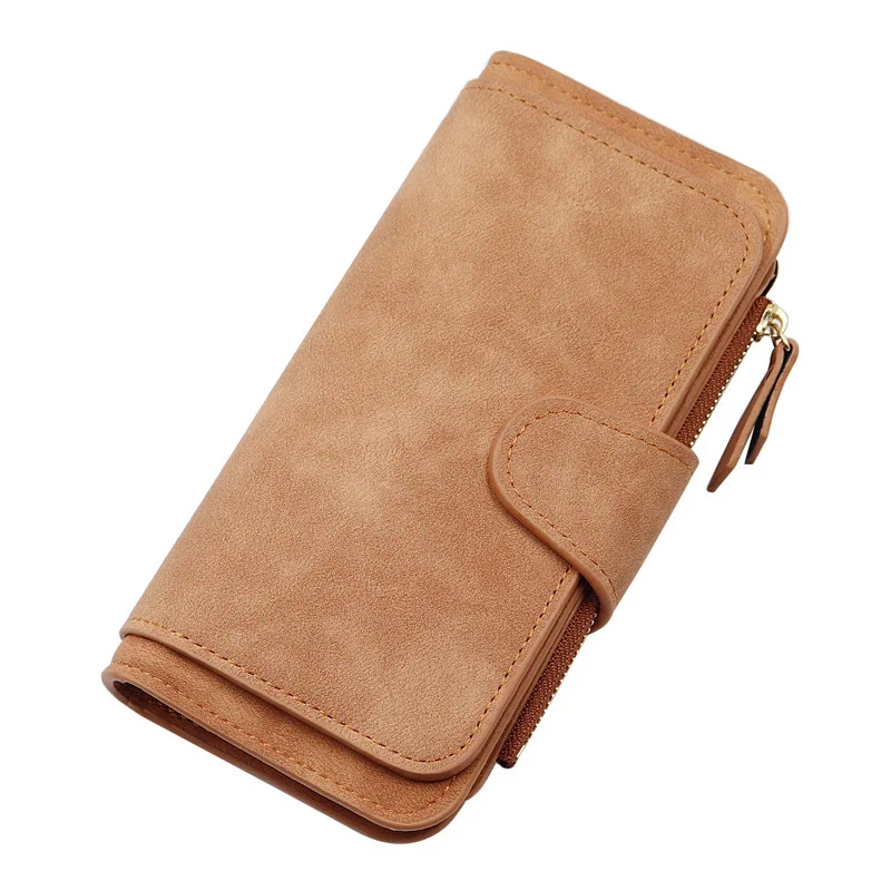 

Woman's Wallet Long Buckle Most of The Card Wallet Fashion Zipper Handbags