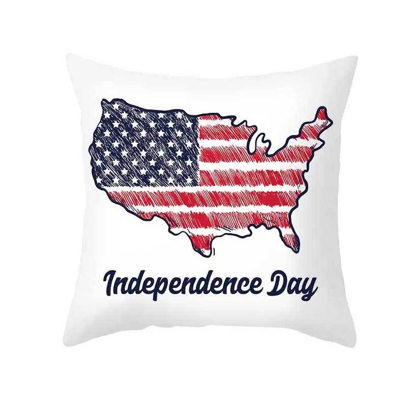 Наволочка с изображением Дня независимости США наволочка из полиэстера для