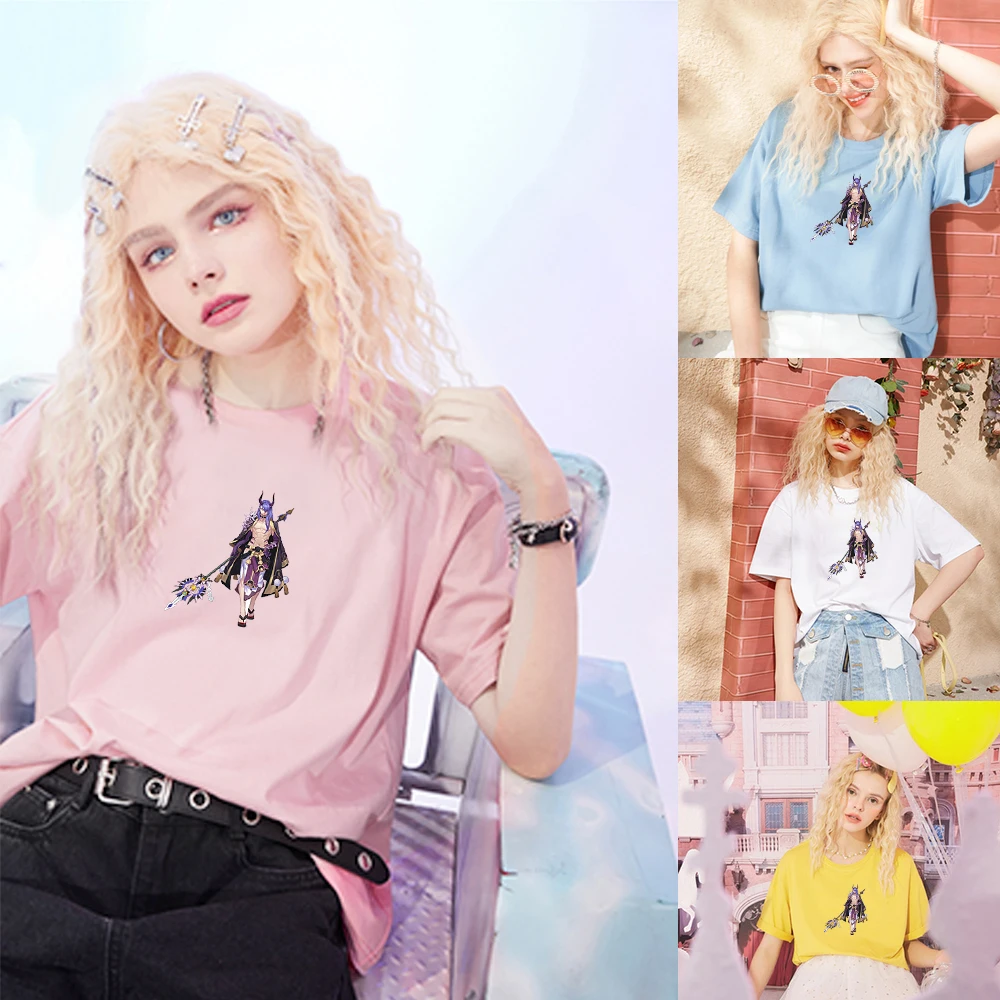 

T-shirt Anime T-shirt Onmyoji Qingming Fashion T-shirt High-quality cotton T-shirt Soft cotton comfortable short-sleeved top