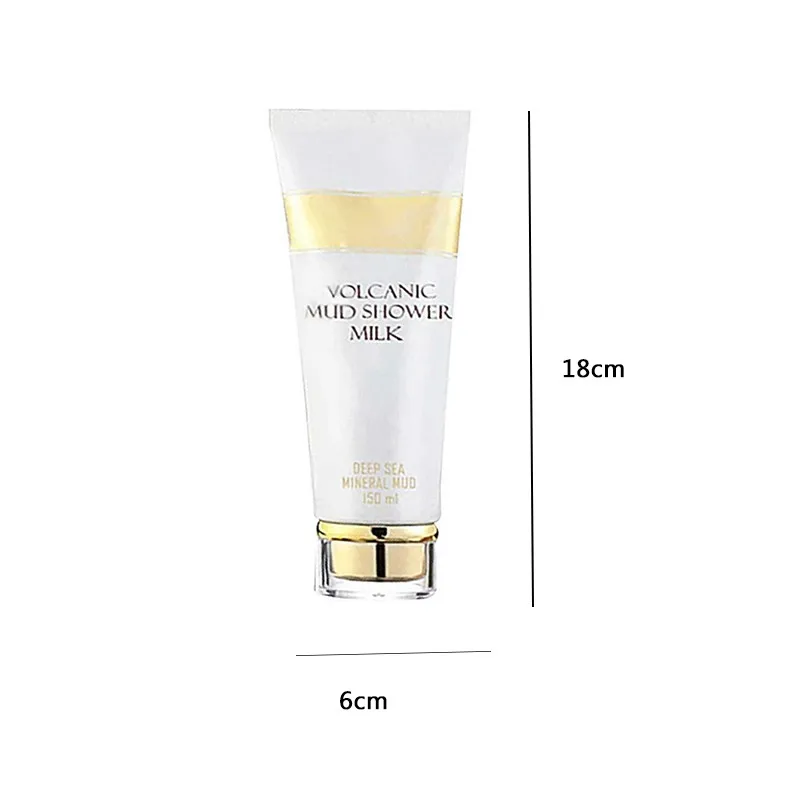 

Volcanic Mud Shower Whitening Milk Volcanic Mud Bath Milk Cream Exfoliating Gently Effective Cleaning Shower Gel