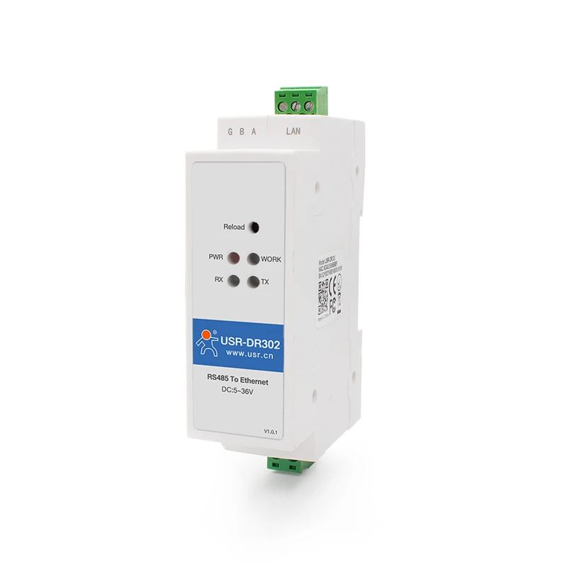 USR-DR302 Din-рейка серийный RS485 в Ethernet TCP IP Серверный модуль Ethernet-преобразователь Modbus RTU