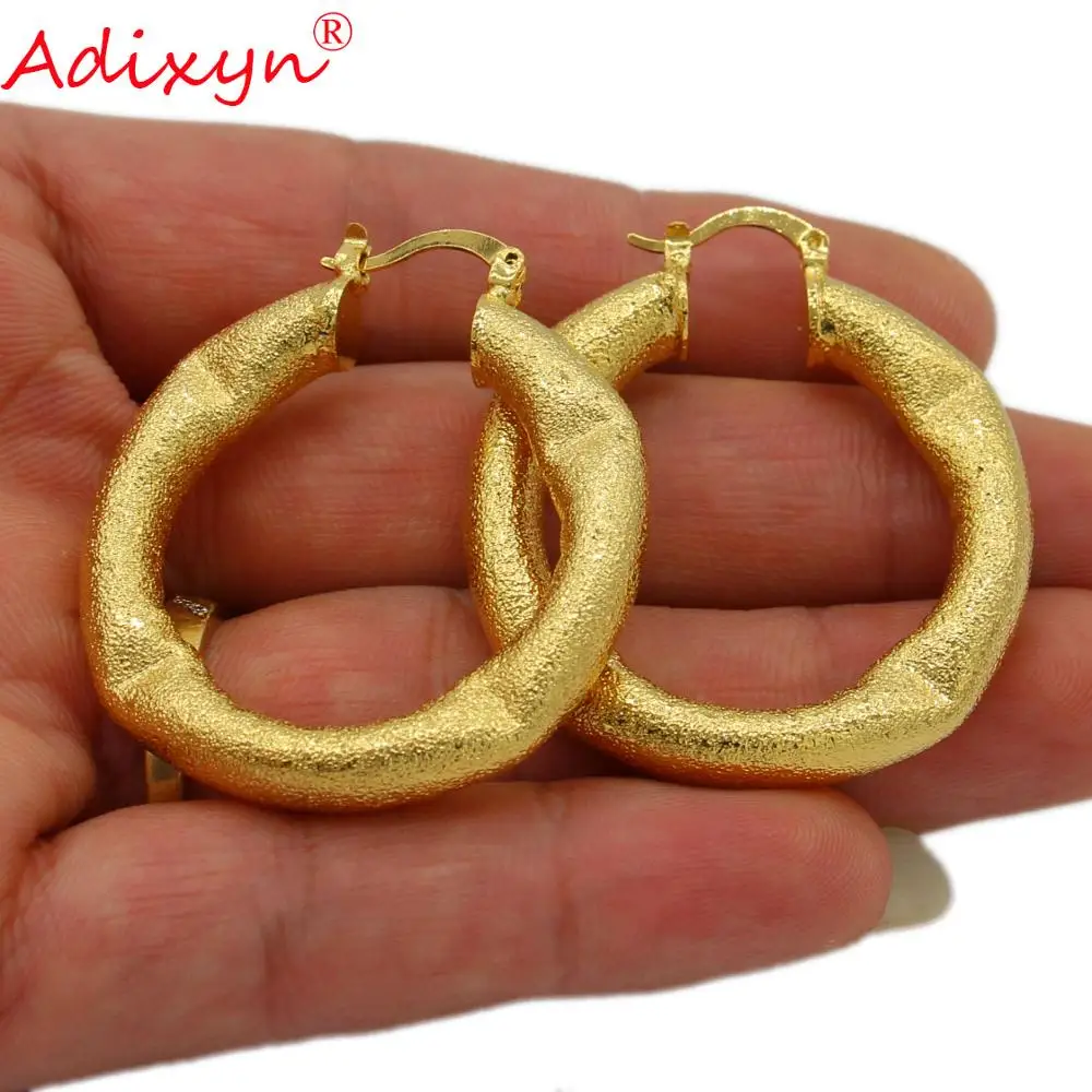 Adixyn серьги кольца неправильной формы ювелирные изделия золотого цвета для