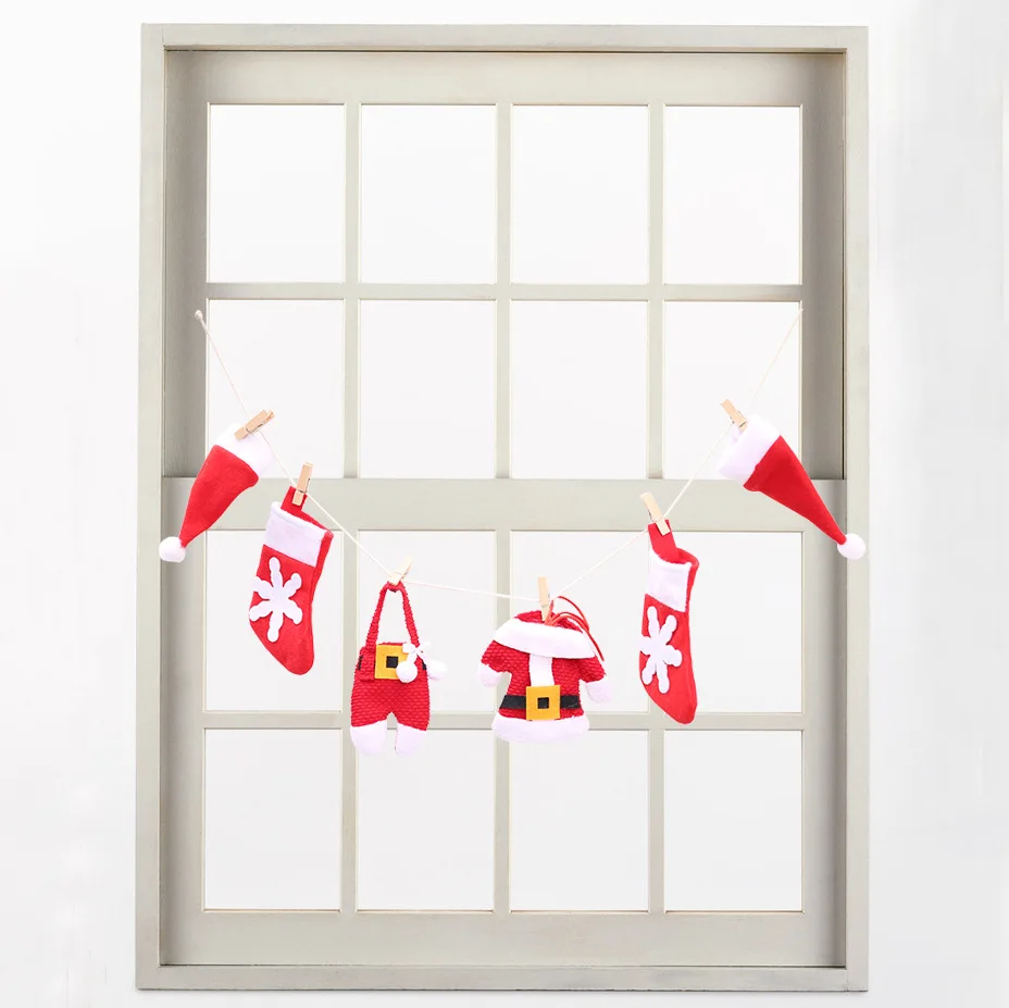 Рождественские украшения DIY настенные баннеры флажки Вымпел флаги гирлянда на