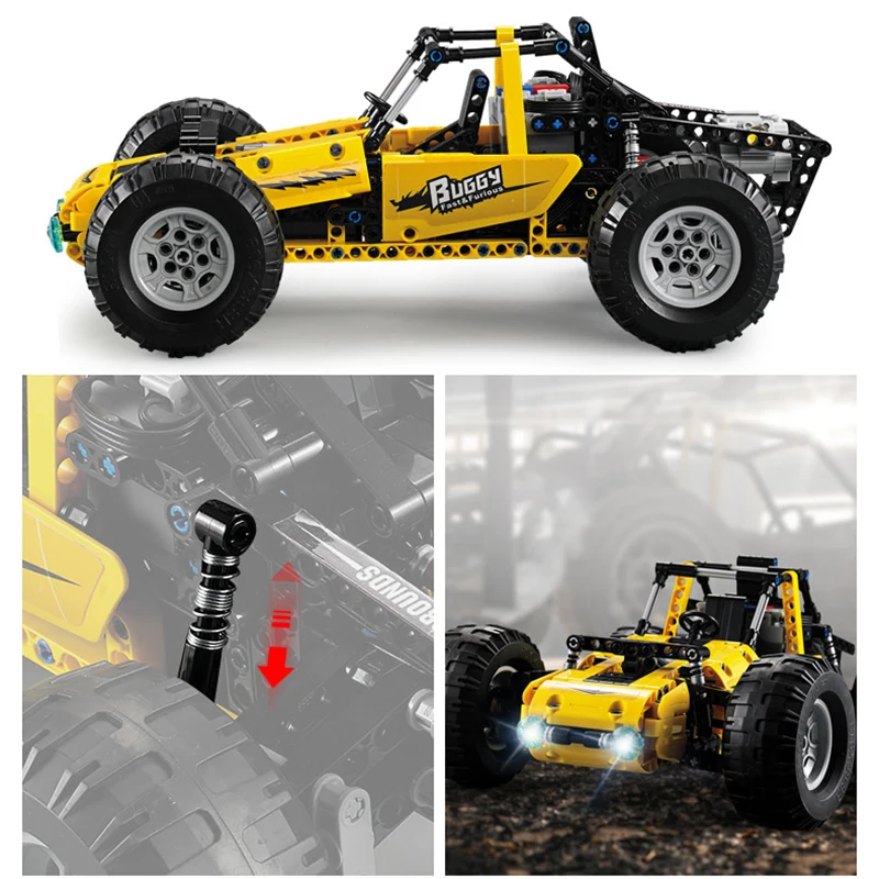 522 шт. Багги 2 4 Ghz Technic City RC вездеходный альпинистский грузовик автомобиль подходит