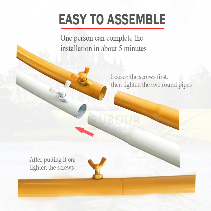 2 м круглая железная свадебная АРКА уличная лужайка свадебное украшение