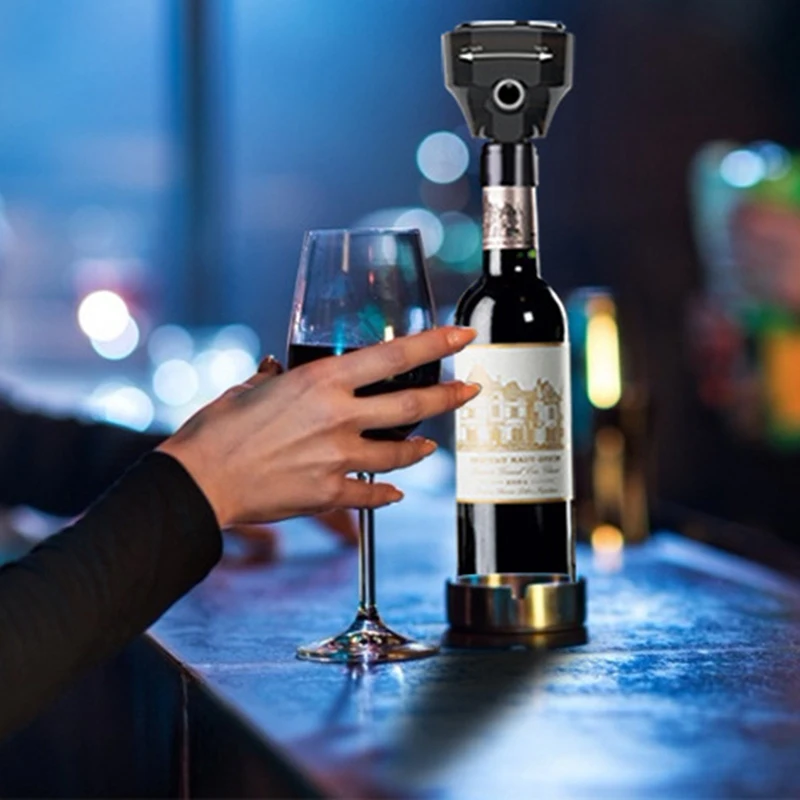 Электрический аэратор и диспенсер для вина быстро окисляет очищает выливает