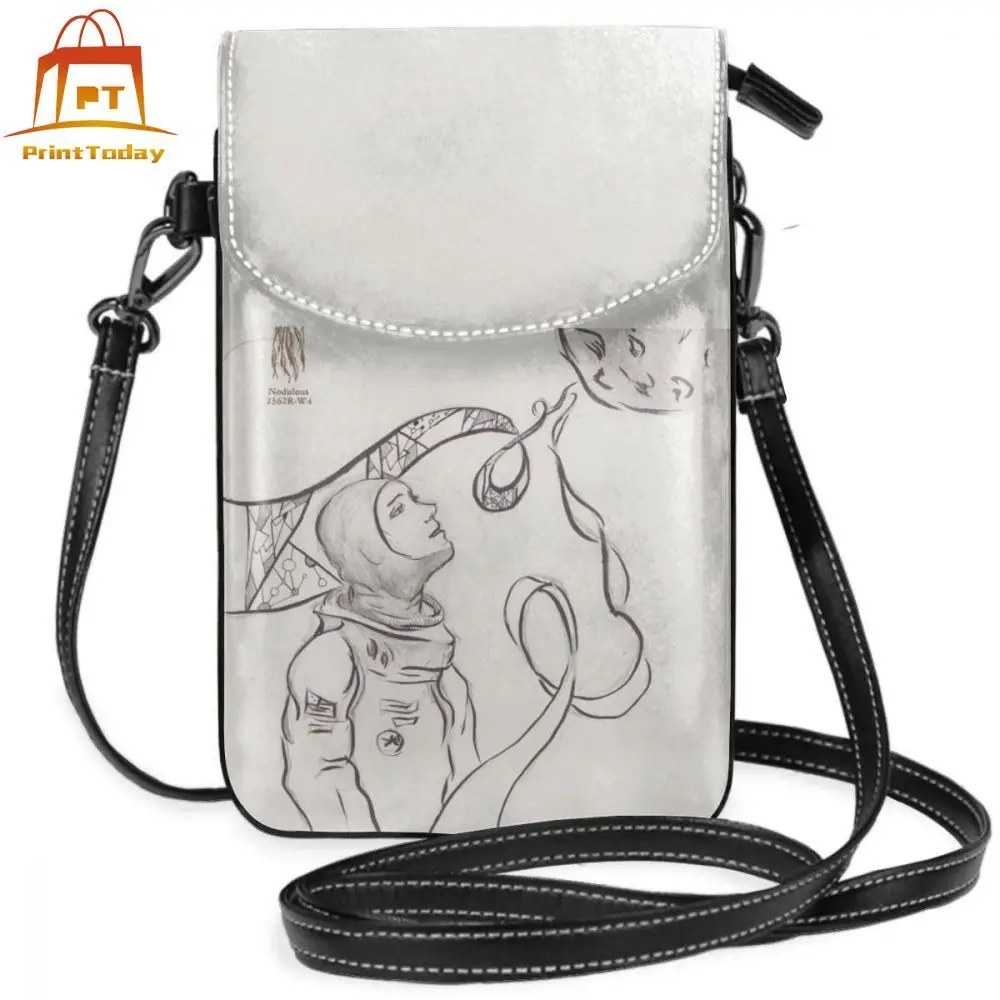 Сумка на плечо с лентой в космосе кожаная сумка Asterios многофункциональные женские