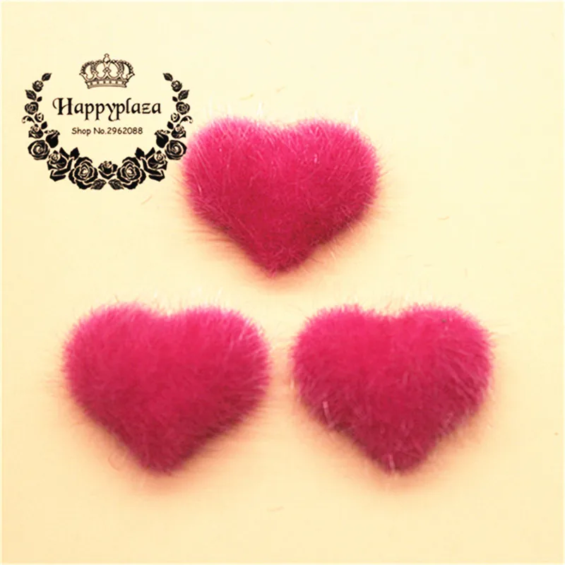 20 шт. кабошоны с узором в виде сердца на кнопках для домашнего сада плоским